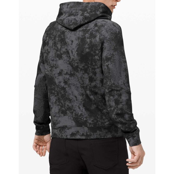 Lululemon City Sweat Pullover Hoodie French Terry Astral Graphite Grey Men's M - Picture 9 of 11